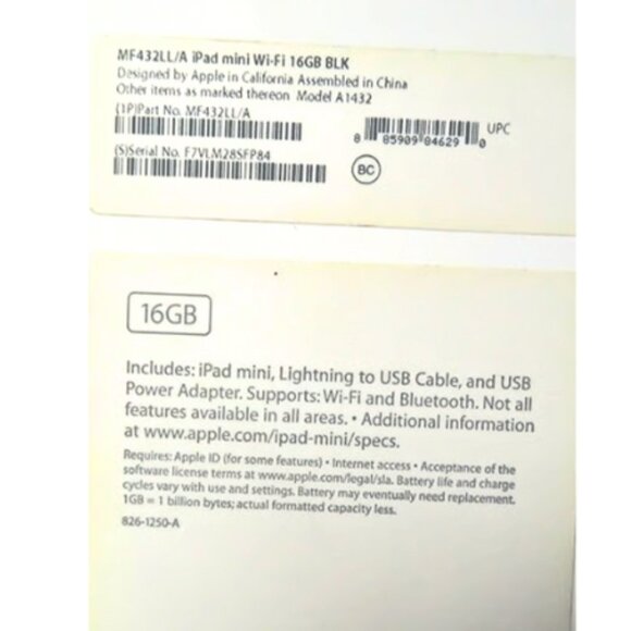 APPLE iPAD MINI 16GB A1432 W/SOFT & HARD CASE BLUETOOTH KEYBOARD BOX BUNDLE + - Picture 7 of 7